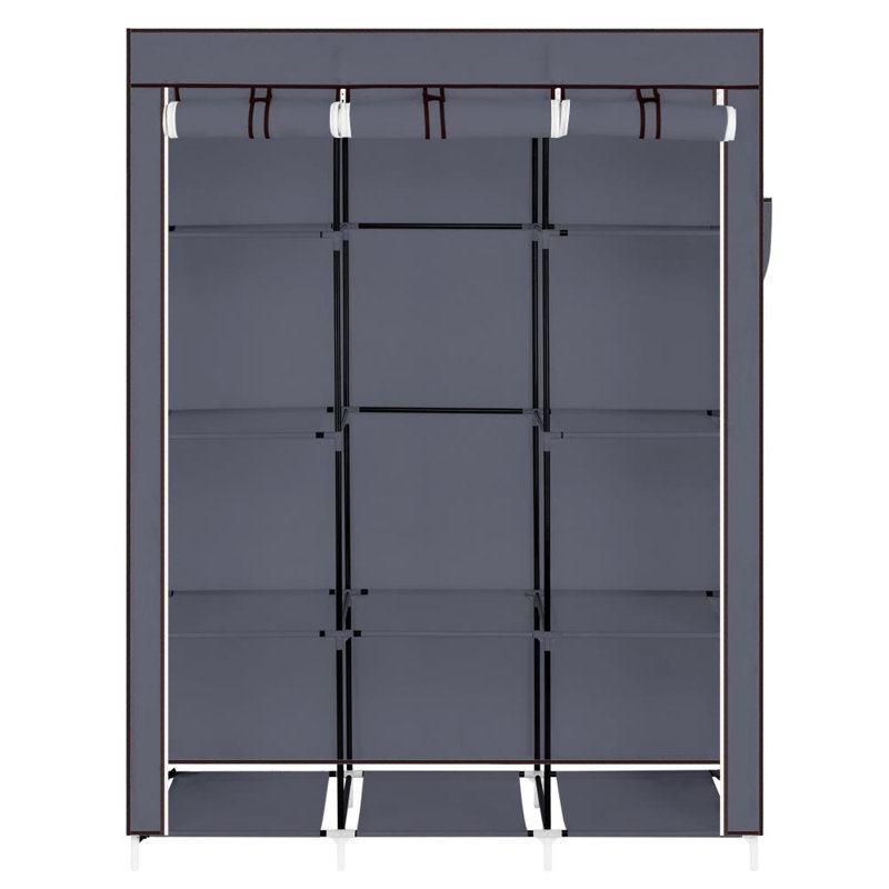 129.5cm Portable Wardrobe, Grey