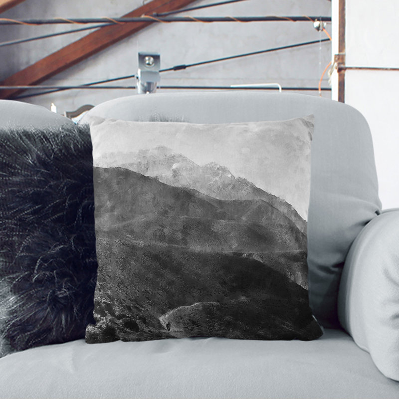 Square Cushion, 40cm H x 40cm W x 15cm D, White