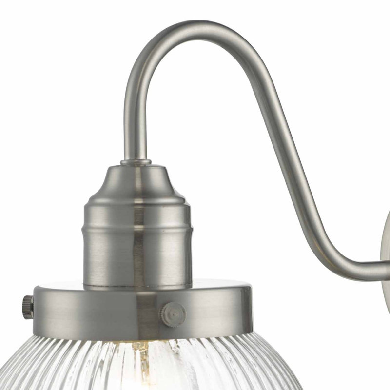 Bryce Armed Sconce, Clear