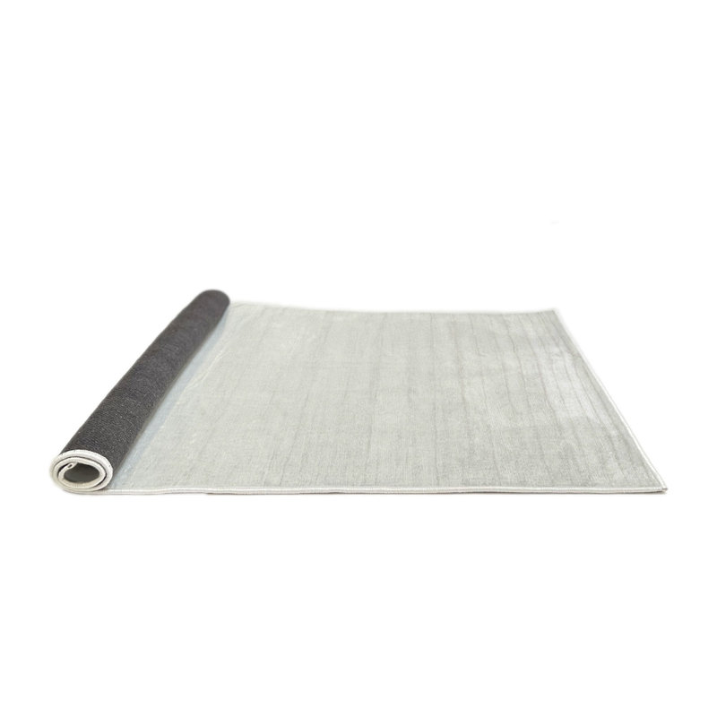 Tapis contemporain gris, Rond 4 pi