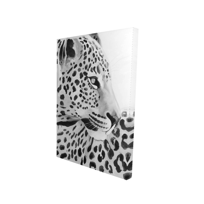 Beautiful leopard - White canvas bedroom decor for home