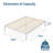 Luti 14 Metal Platform Bed Frame-821283368