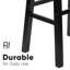Tabouret en bois massif-2094549099