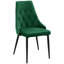Montegut 46cm H Tufted Velvet Upholstered Upholstered Back Side Chair in Green