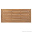 Ensemble de bar de patio rustique 5 pièces, ensemble de table de patio et chaises avec chaises ergonomiques, plateau de table à lattes en bois massif pour piscine, balcon, cour arrière, véranda (teck clair + coussin beige)-1598269679