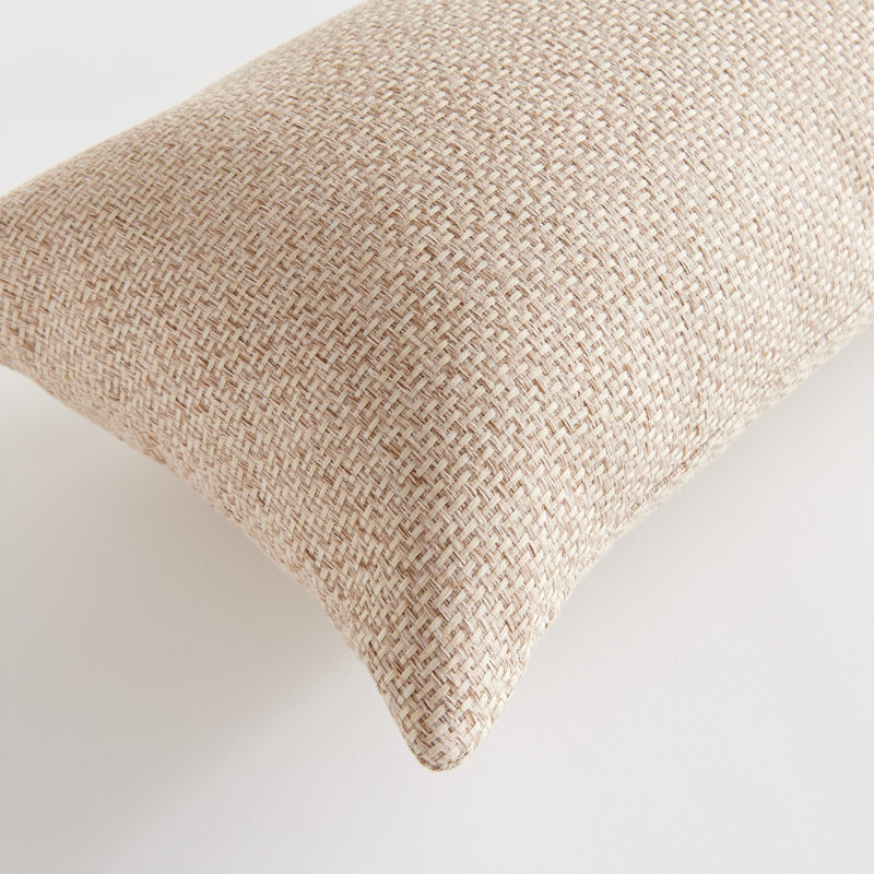 Blake Polyester Indoor/Outdoor Pillow Cover & Insert, 12"H x 22"W, Rectangular