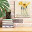 «Inspired Yellow» par Jadei, impression sur toile-598268431