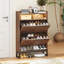 Armoire à chaussures avec 2 tiroirs rabattables, armoire de rangement pour chaussures Farmhouse-1344398796