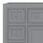 Meuble-lavabo 36 po sans lavabo, base d'armoire seulement, une armoire et six tiroirs, cadre en bois massif-1629241766