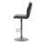 Palmer Swivel Upholstered Adjustable Height Counter Stool with Metal Frame-467704723