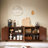 Sideboard Storage Cabinet TV Stand With Wave Pattern Buffet Cabinet Wooden Vertical Striped Cabinet For Kitchen/Bedroom/Entryway. Walnut-1279009889