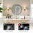 28 Inch Bathroom Mirror Wall Mounted Hanging Mirror Aluminum Round Bathroom Vanity Mirror For Hallway Entryway Living Room-1512699289