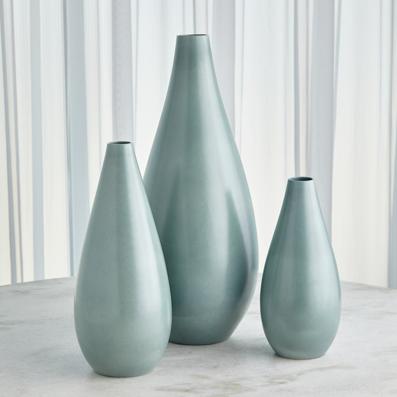 Handmade Ceramic Table Vase, 25.5" H x 11" W x 11" D