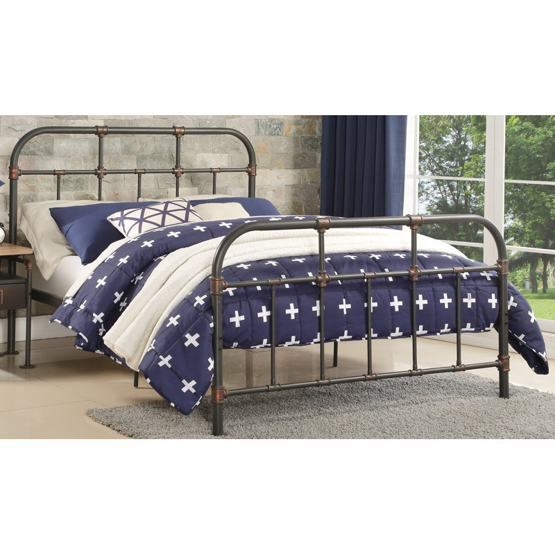 Farrah Metal Open-Frame Bed, Full