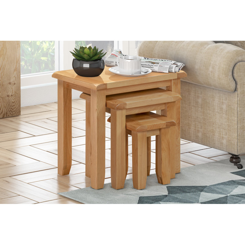 Edenbridge Solid Wood Nesting Tables
