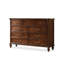 Nut-brown Solid Wood Rectangular Dressers & Chests