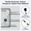 Miroir de salle de bain DEL Bluetooth avec cadre en aluminium, certifié FCC et ETL, antibuée, 3 températures de couleur, intensité variable, miroir mural lumineux avant et arrière-1335960408-1335960409