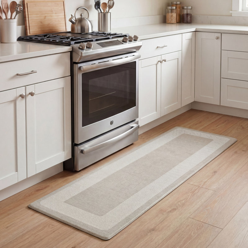 Tapis de cuisine Chef Gear Hettie, L 60 po x H 18 po, Beige