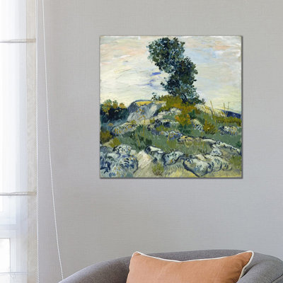 The Rocks by Vincent Van Gogh - Wrapped Canvas Gallery-Wrapped Canvas Giclée