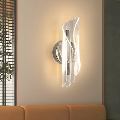 Chonvandra Acrylic Flush Mounted Sconce