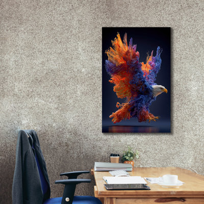  'The Eagles Fluid Ascent' by Ann Klee Canvas Wall Art, 26" x 40"