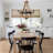 Minimalist Wood and Metal Chandelier-71890268
