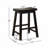 Modern Minimalist Bar Stool,Ideal for Kitchen Counter & Dining Room,Set of 2-100483288-119183418