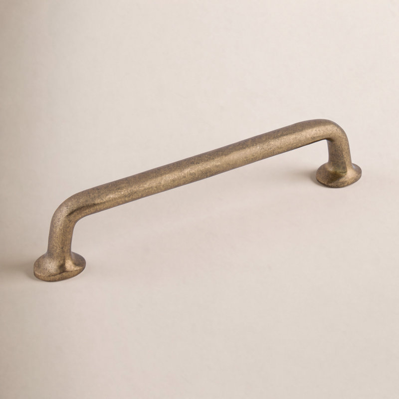 Aspen Rounded Bar Pull, Light Bronze, 6" Center to Center