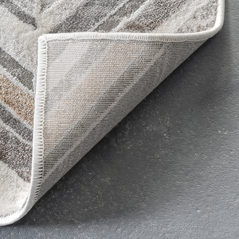 Trinton Modern Abstract Chevron Area Rug, Runner 2'8" x 8'