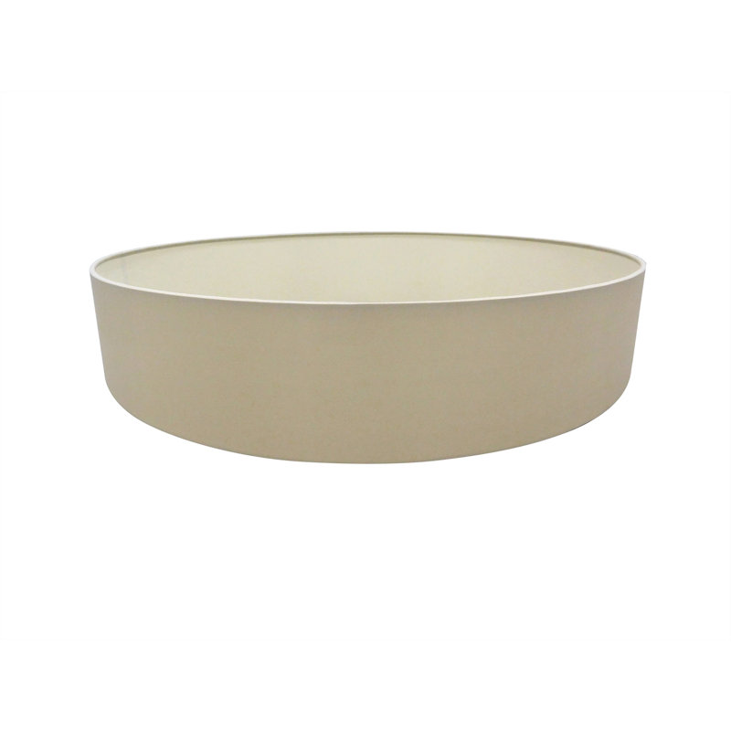 15cm H Faux Silk Bowl Lamp Shade ( Clip On ), Nude Beige