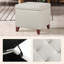 Repose-pieds avec repose-pieds en similicuir-244408539