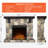 Electric Fireplace Tv Stand  Holds 55" Tv, 7 Flame Brightness Settings, 750W/1500W Heate, Etl Certified, Remote & Manual Control, Premium Magnesium Oxide, Modern Home Decor