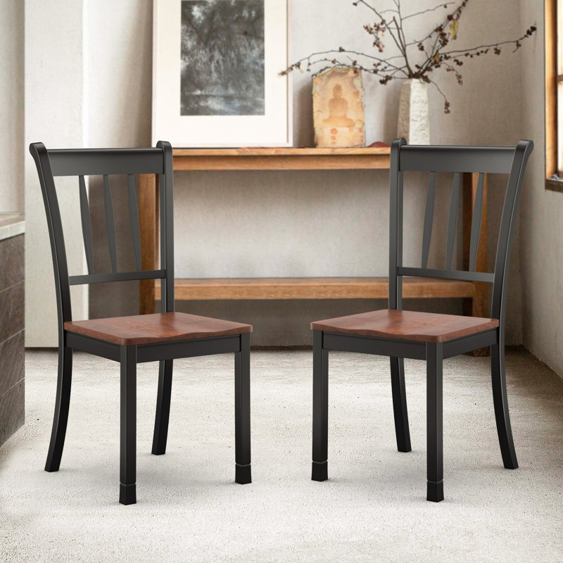 18'' H Solid Wood Side Chair, 2