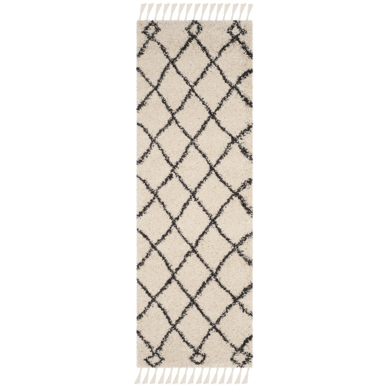 Tapis abstrait Imraan Performance, Tapis de couloir 2 pi 3 po x 9 pi