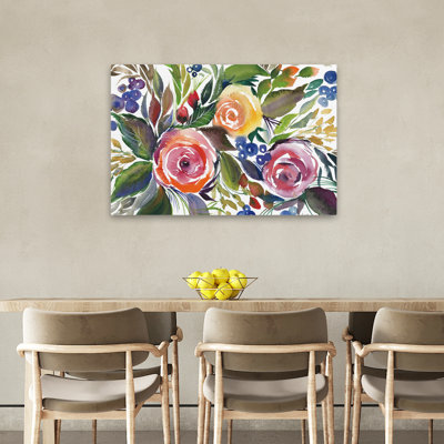 Bourgeons en fleurs - roses en fleurs