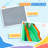 Qaba Inflatable Water Slide with Large Splash Pool, 8 in 1 Bouncy House Water Park with High Power Blower, Ball Pit, Water Cannon, Climbing Wall, Toss Ring, Basketball Hoop