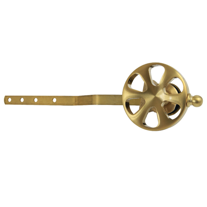 Kingston Brass Belknap Front Mount Toilet Tank Lever, Brushed Brass