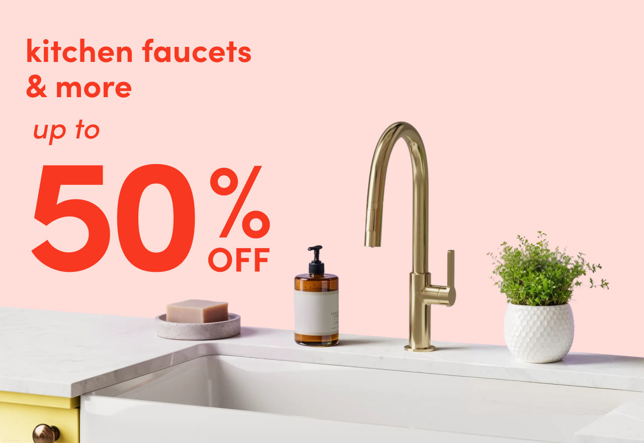 kitchen faucets & more on clearance
