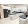 Iris White Random Sized Metal/Glass Linear Mosaic Wall Tile