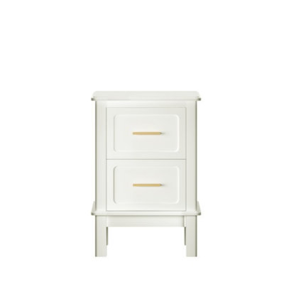 Table de chevet moderne avec 2 tiroirs, table de chevet de chambre à coucher, pour petits espaces, salon, chambre d'amis