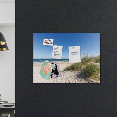 Magnetic Glass Photo Memo Board