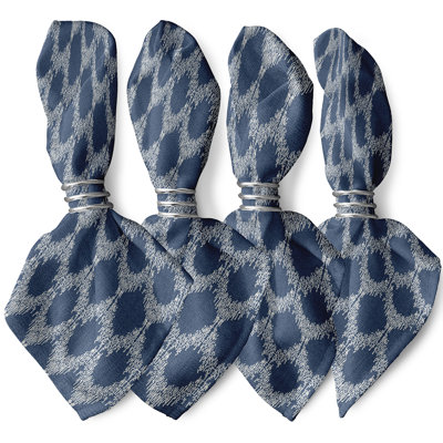 Lassiter Polyester Geometric Square Napkin