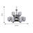 12 - Light Tiered Chandelier