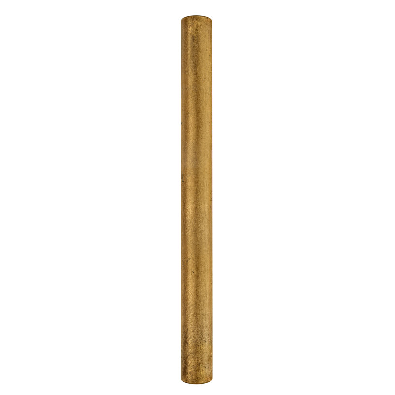 12-in Steel Accessory Stem, Rustic Brass