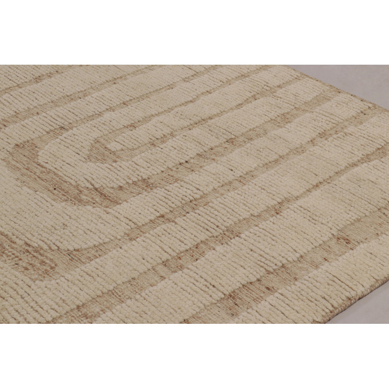 Modern One-of-a-Kind 12'5X16'3 Hand Knotted Area Rug