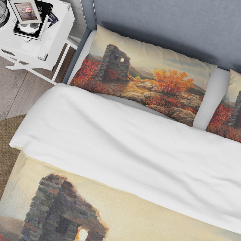Ensemble de housse de couette Farmhouse, Housse de couette pour grand lit et 2 taies décor
