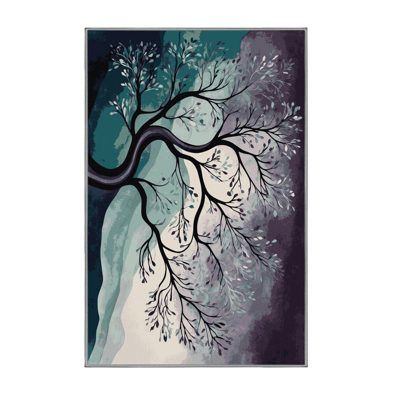 Aurora Branches Rug, Rectangle 8' x 12'