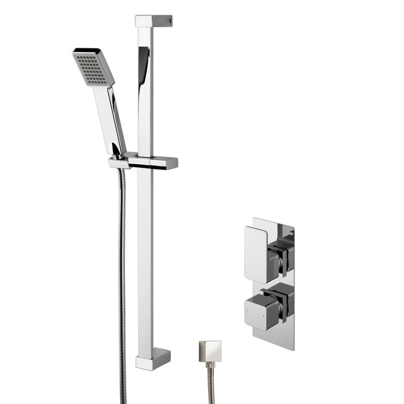 Thermostatic Shower with Handheld Shower Head