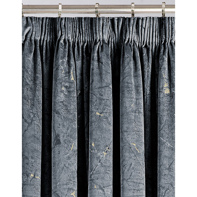 Tathana Blackout Curtain Pair, Width 117 x Drop 137 cm, Grey