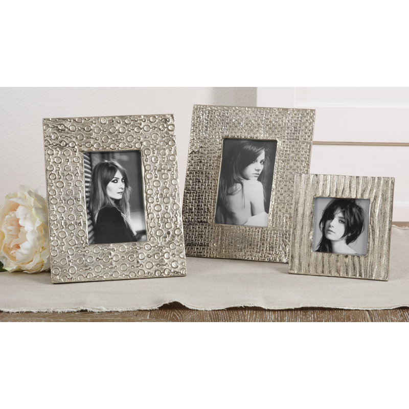 Toccoa Silver Embossed Picture Frame